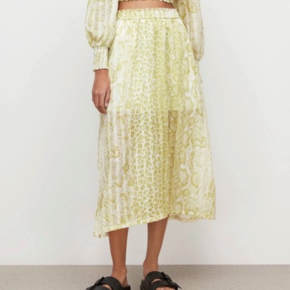 Allsaints Clara Midi Skirt
